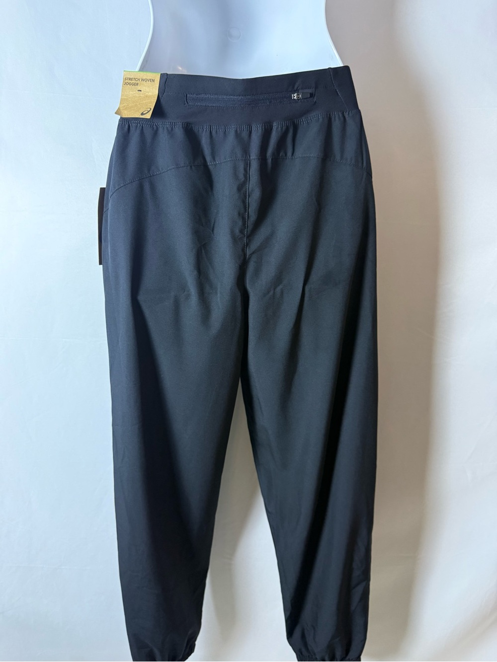 Asics Black Women's Track Joggers with Elastic Ankles